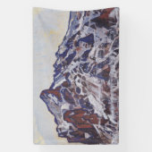 Wetterhorn-gebergte (winterlandschap) spandoek (Verticaal)