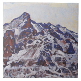Wetterhorn-gebergte (winterlandschap) tegeltje