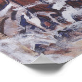 Wetterhorn Mountain (Besneeuwd winterlandschap) Poster (Hoek)