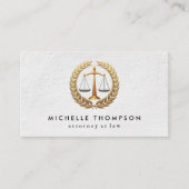 wettig zegel | Justitie Visitekaartje (Voorkant)