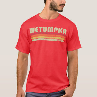 Wetumpka Al Alabama City Thuis Roots 70S 80S famil T-shirt
