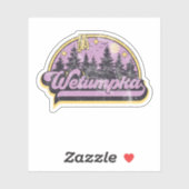 Wetumpka, Alabama Sticker (Vel)
