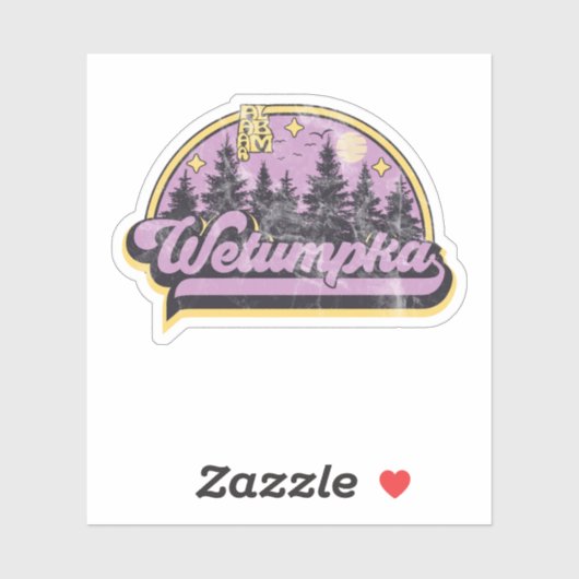 Wetumpka, Alabama Sticker (Vel)