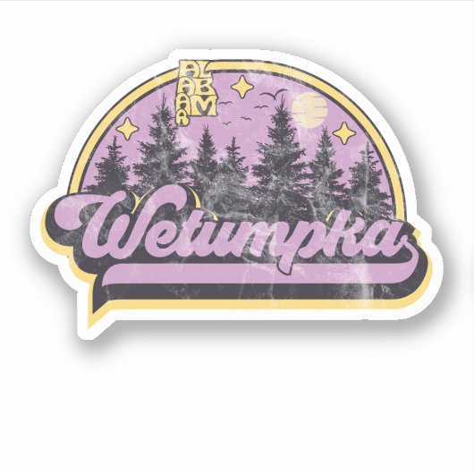 Wetumpka, Alabama Sticker (Voorkant)