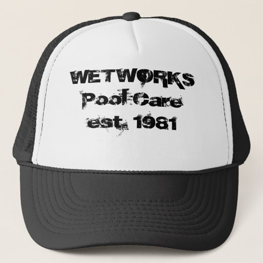 WETWORKS Pool Careest. 1981 Trucker Pet (Voorkant)