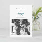 We've Been Keeping a Secret Photo Baby Card Kaart (Staand voorkant)