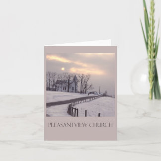 We've missed you at church kaart