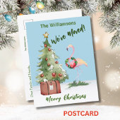 We've Moved Budget Reindeer Christmas Tree  Aankondigingskaart