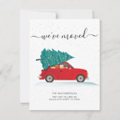 We've Moved Christmas Holiday Moving Aankondiging (Voorkant)