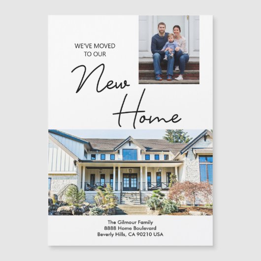 We've moved Custom Photo New Address Moving (Voorkant)