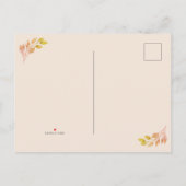 We've Moved Fall Leaves Moving Aankondigingskaart (Achterkant)