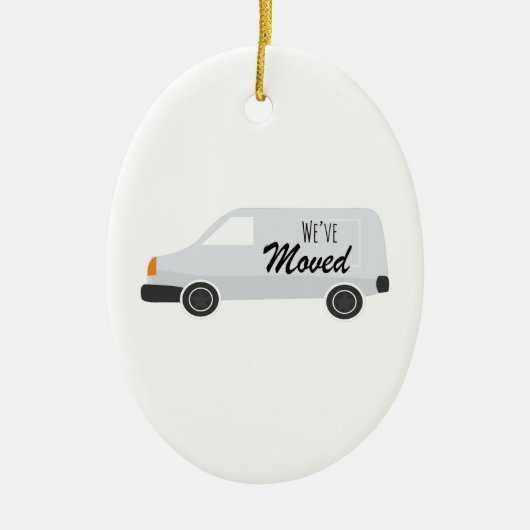 Weve Moved Keramisch Ornament (Voorkant)