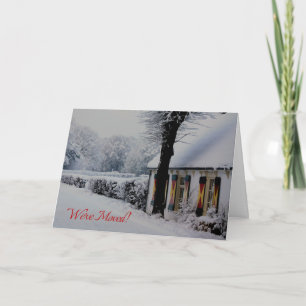 We've Moved - New Address Christmas Card Feestdagen Kaart