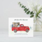 We've Moved New Year Moving Announcement Card Aankondiging (Staand voorkant)