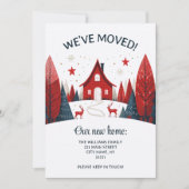 We've Moved Scandinavian New Home Change Address Aankondiging (Voorkant)