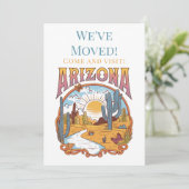 We've Moved to Arizona Aankondiging (Staand voorkant)