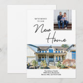 We've Moved to our New Home Custom photos Feestdagenkaart (Voorkant / Achterkant)