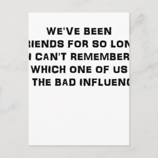 WEVE WAS VRIENDELIJK VOOR ZO LANG IK WIL ME HERINN BRIEFKAART (Voorkant)