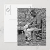 Weven Briefkaart (Voorkant / Achterkant)