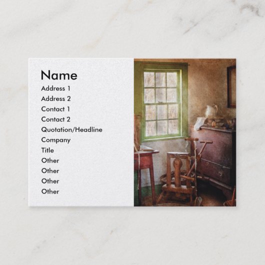 Weven - in het weershuisje visitekaartje (Voorkant)