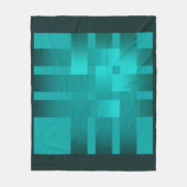 Weven, linten fleece deken (Voorkant)