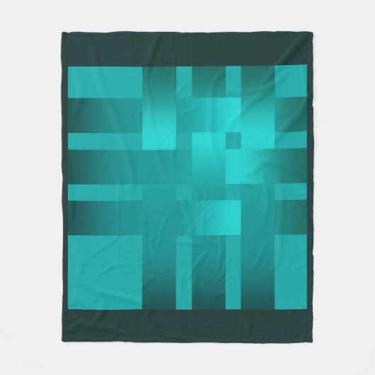 Weven, linten fleece deken (Voorkant)