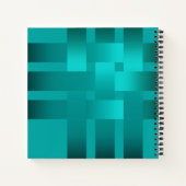 Weven, linten, satin notitieboek (Achterkant)