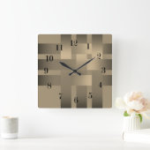 Weven, linten, satin vierkante klok (Huis)