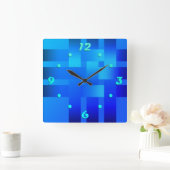 Weven, linten, satin-vierkante muurklok vierkante klok (Huis)