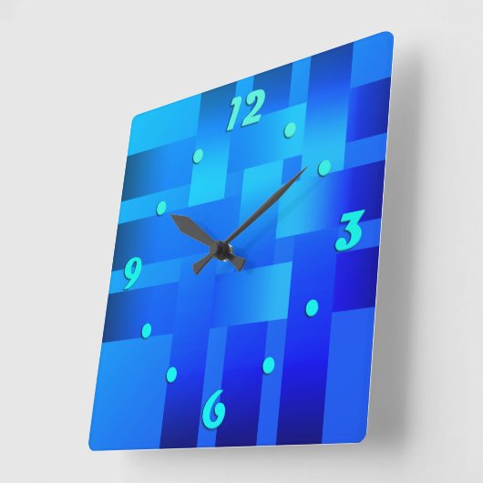 Weven, linten, satin-vierkante muurklok vierkante klok (Hoek)