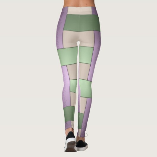 weven met mand leggings (Achterkant)