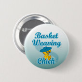 Weven van mandje, kies 3 ronde button 5,7 cm (Voorkant /achterkant)