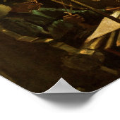 Wever nabij een open venster Van Gogh Fine Art Poster (Hoek)