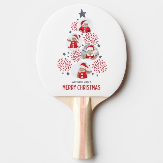 #WeWishYouAMerryChristmasPingPongPaddle Tafeltennisbatje (Voorkant)