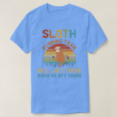 Wex27ll krijg er Funny  Running Sloth Team T-shirt (Design voorkant)