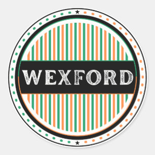 Wexford City Pride Embleem – Ierse Identiteit Ronde Sticker