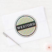 Wexford City Pride Embleem – Ierse Identiteit Ronde Sticker (Envelop)