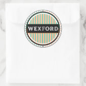 Wexford City Pride Emblem – Irish Identity Ronde Sticker (Tas)