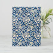 Wey, 1883 door William Morris Bedankkaart (Staand voorkant)