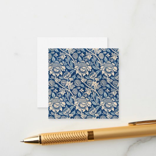 Wey, 1883 door William Morris Informatiekaartje (Voorkant / Achterkant in situ)