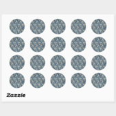 Wey, Behang, 1883 door William Morris Ronde Sticker (Vel)