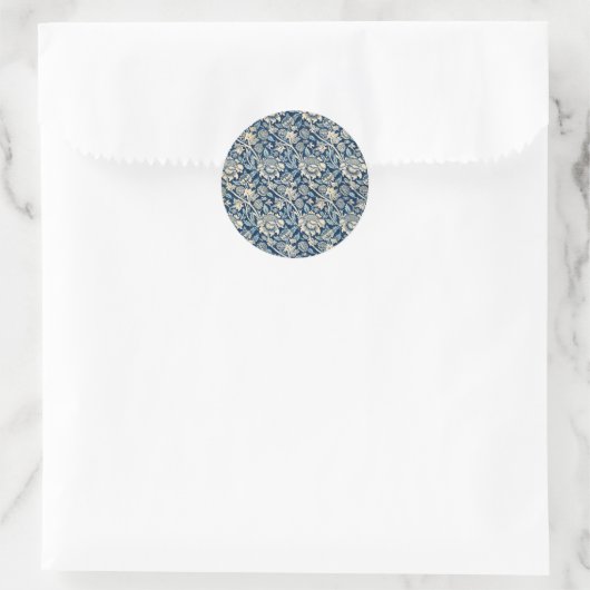 Wey, Behang, 1883 door William Morris Ronde Sticker (Tas)