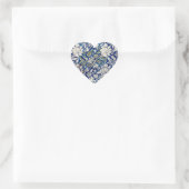 Wey, van William Morris Beauful  Art Hart Sticker (Tas)