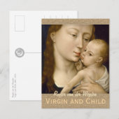 Weyden Virgin en Child CC0668 Briefkaart (Voorkant / Achterkant)