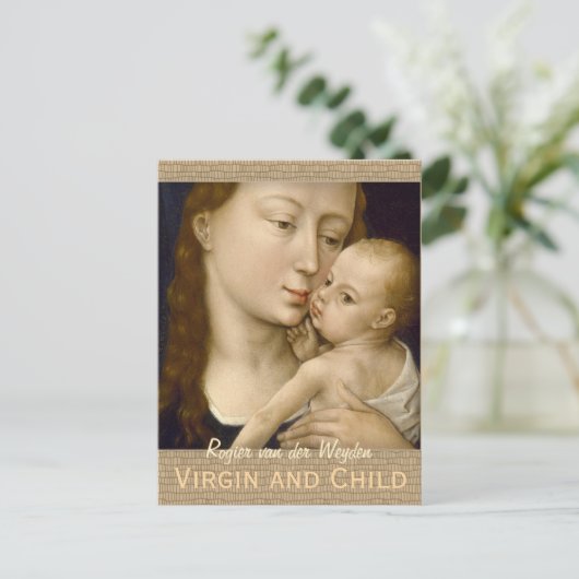 Weyden Virgin en Child CC0668 Briefkaart (Staand voorkant)