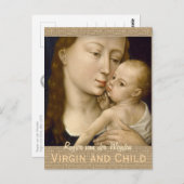 Weyden Virgin en Child CC0668 Briefkaart (Voorkant / Achterkant)