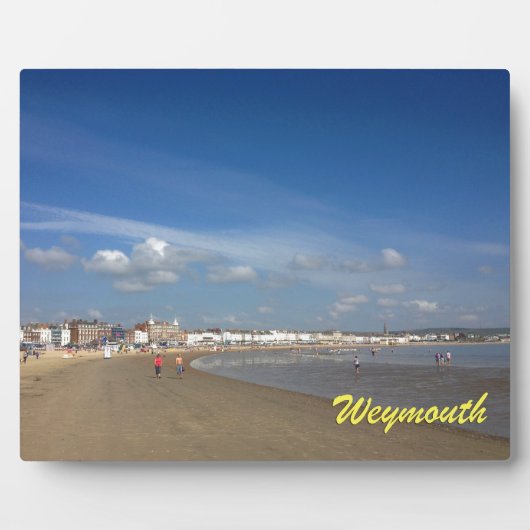 Weymouth Beach Fotoplaat (Voorkant)