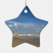 Weymouth Beach Keramisch Ornament (Voorkant)