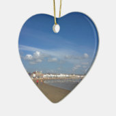 Weymouth Beach Keramisch Ornament (Links)