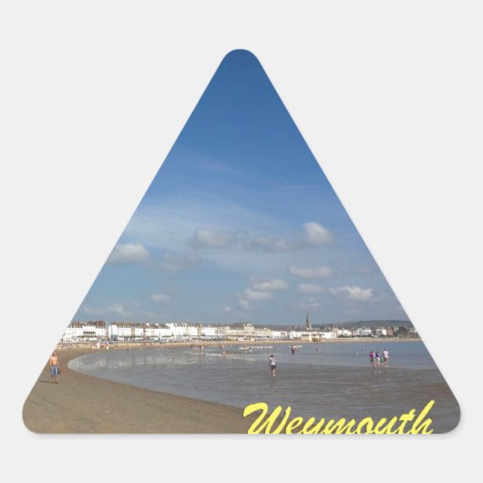 Weymouth Beach Sticker (Voorkant)